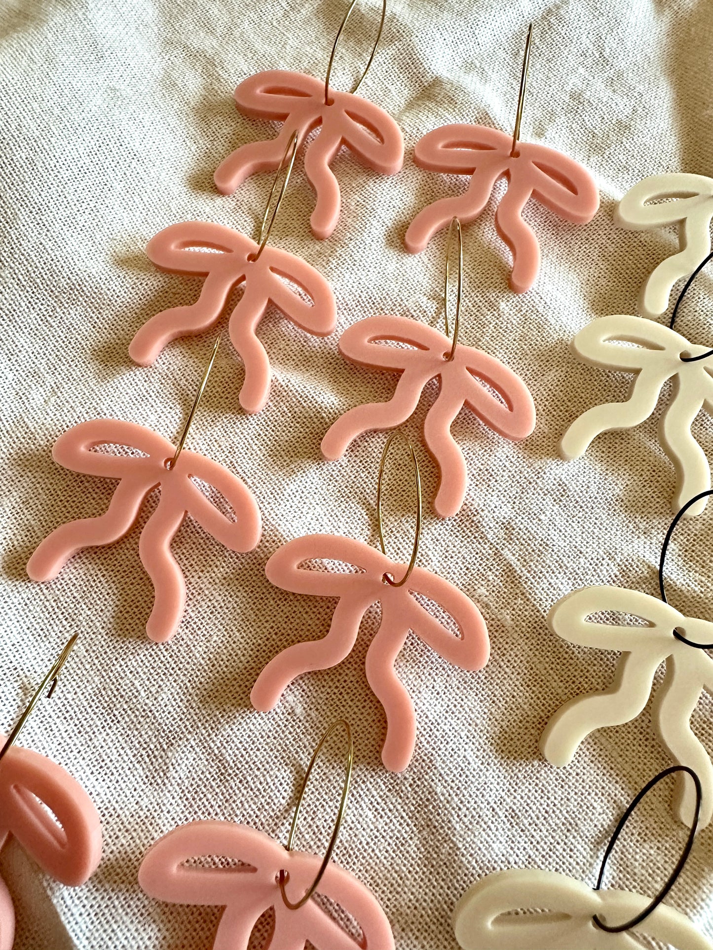 BOWS | HOOPS | BLUSH