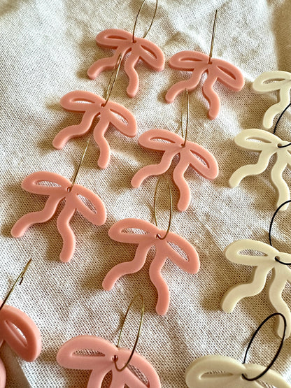 BOWS | HOOPS | BLUSH