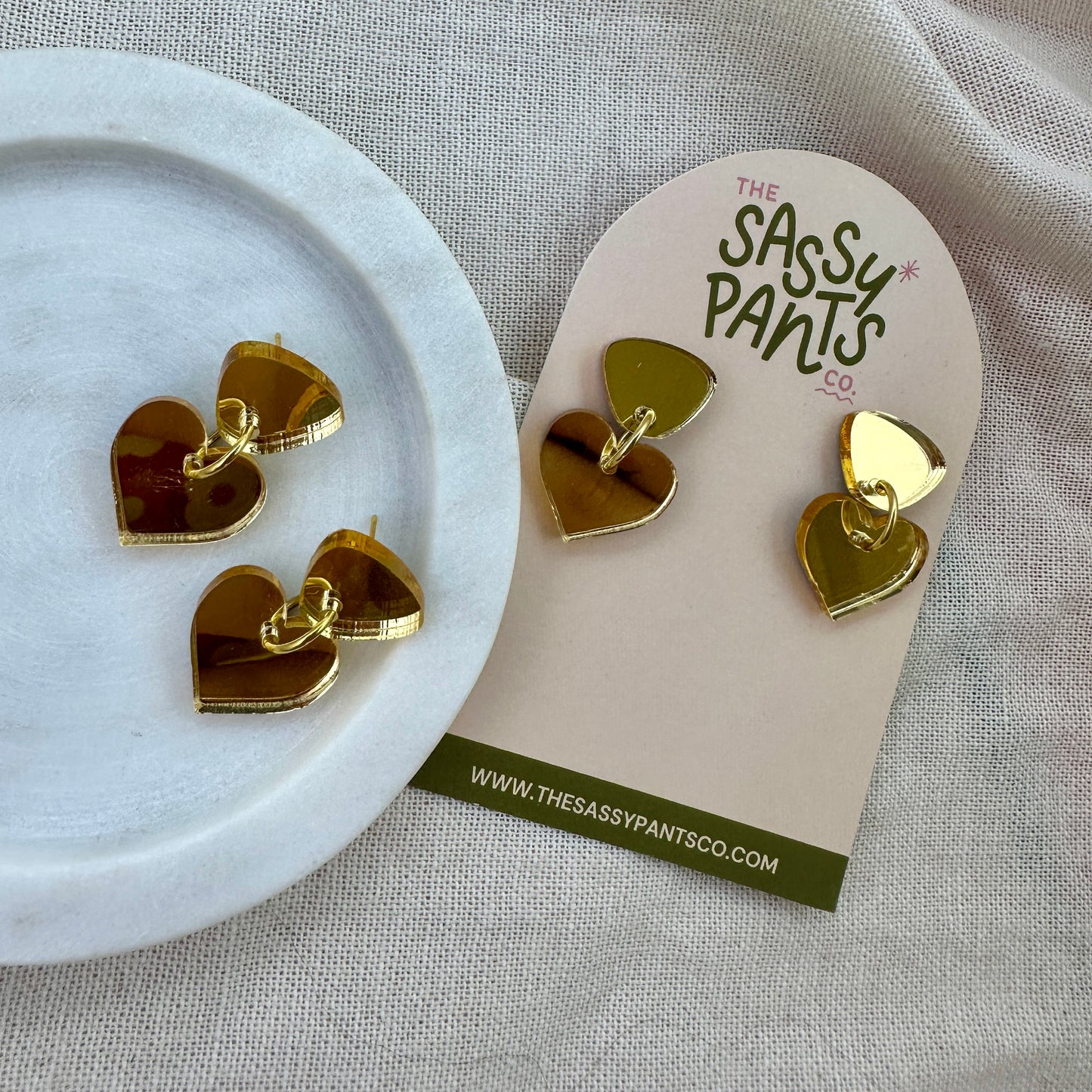 GOLDEN HEART | DANGLES