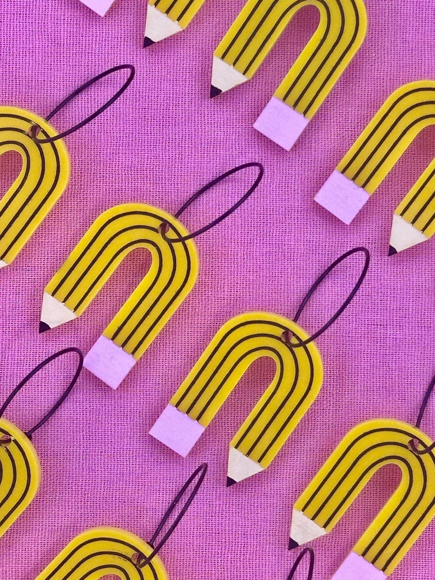 Bendy Pencil Hoops - The Sassy Pants Co